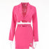 Suit Female Fashion Sexy Hot Girl Small Suit Slightly Slit Strap Short Skirt